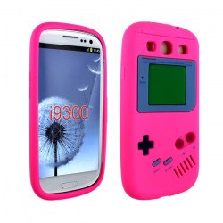Samsung Galaxy S3 / i9300 3D Gameboy Case (Hot Pink)